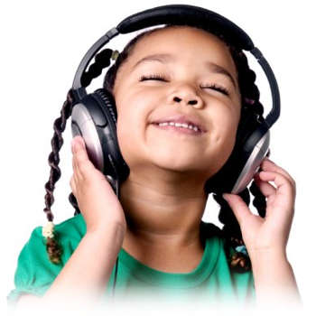 Child Listening to Music